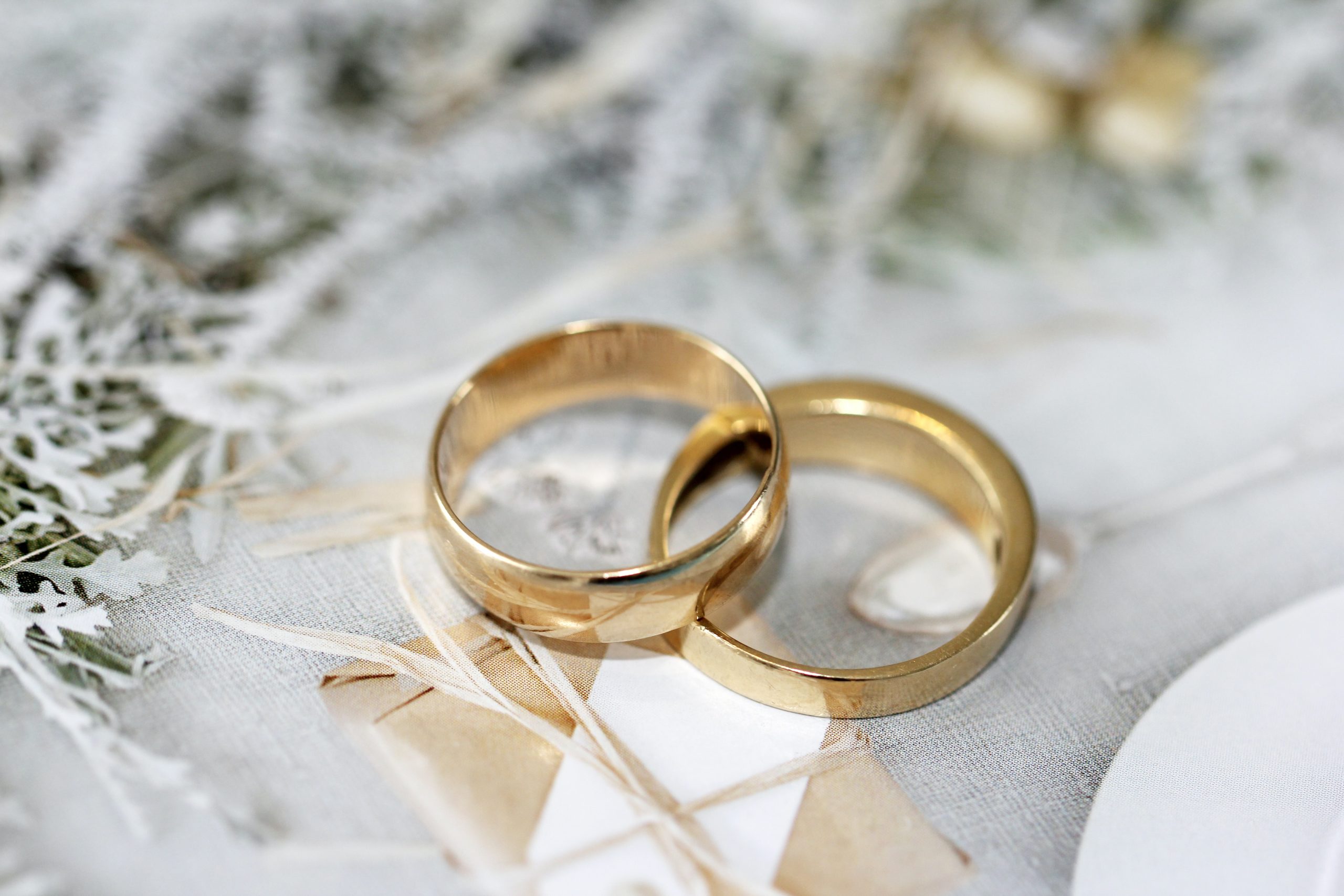 Two wedding rings